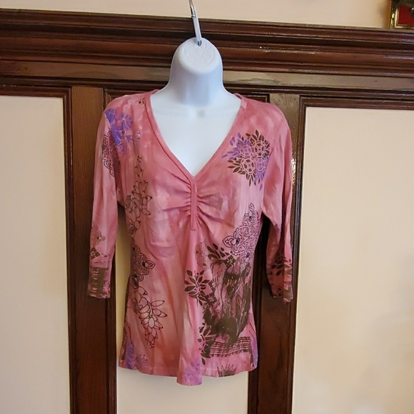 GLIMA Tops - Final sale GTGlima, pink & brown , size M